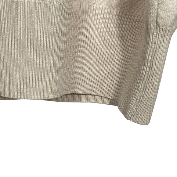 NWOT JOSEPH London Techno Basic Cream Turtleneck Sweater Women's Medium Luxury - Picture 8 of 11